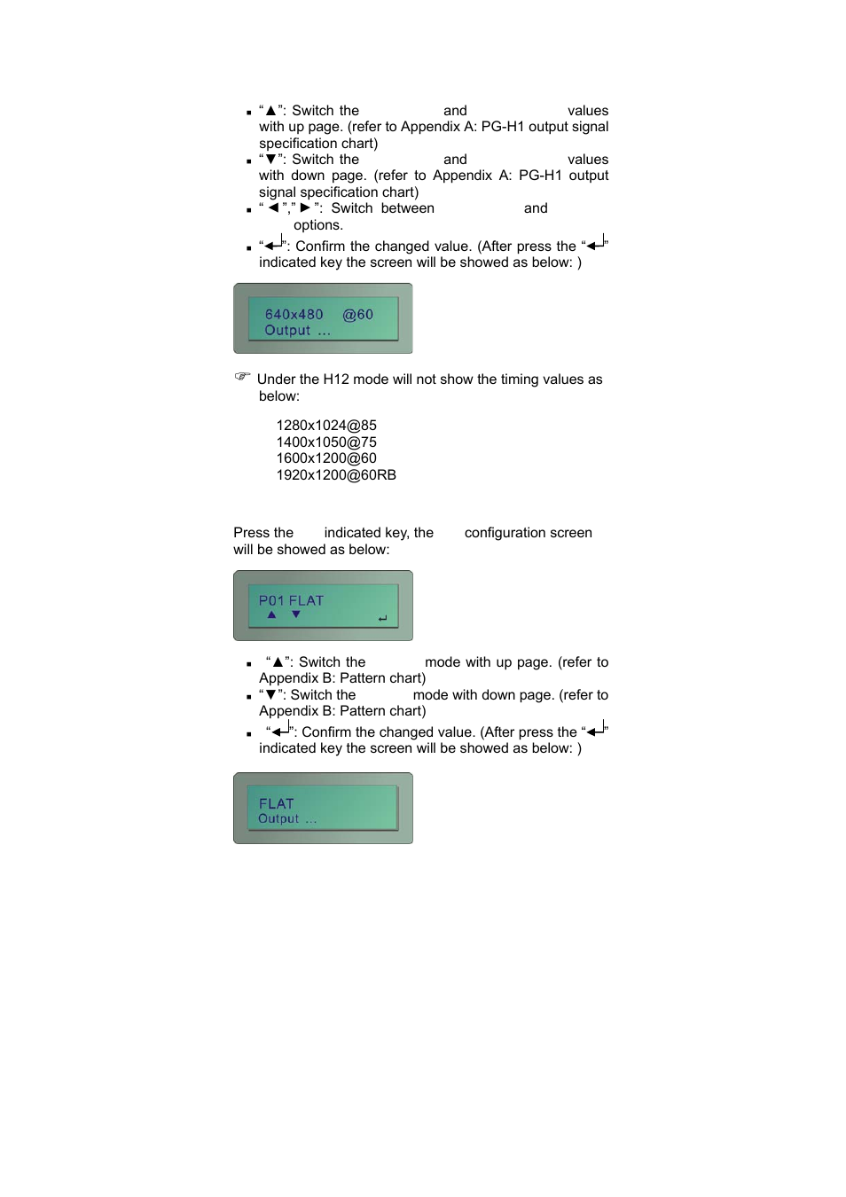 Avlink PG-H1 User Manual | Page 11 / 20