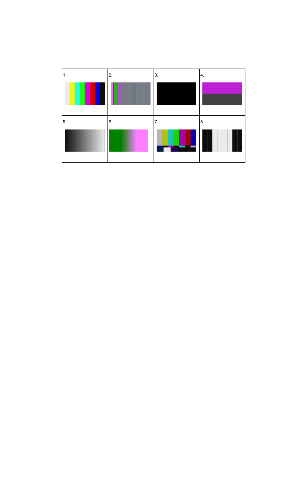 Appendix a: pattern chart | Avlink PG-HD1X User Manual | Page 10 / 10