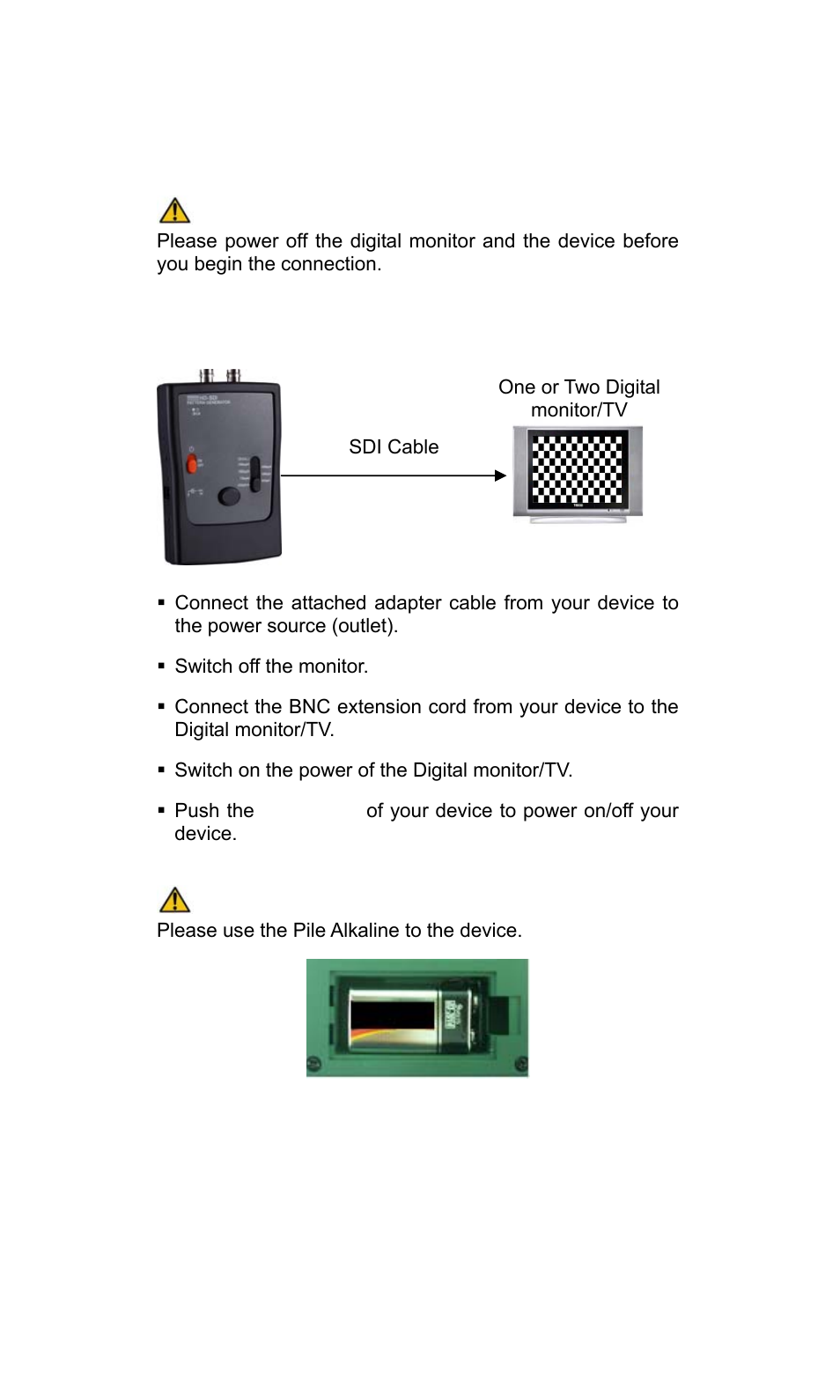 Chapter 2 connection, Connect pg to monitor | Avlink PG-HD1X User Manual | Page 8 / 10