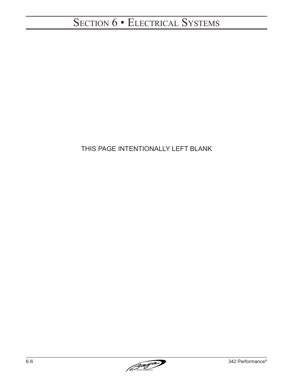 6 • e, Ection, Lectrical | Ystems | Baja Marine Performance 342 User Manual | Page 57 / 85