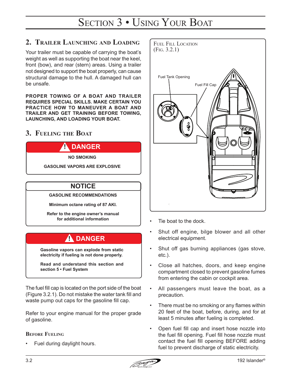 3 • u, Ection, Sing | Baja Marine 192 Islander User Manual | Page 38 / 82