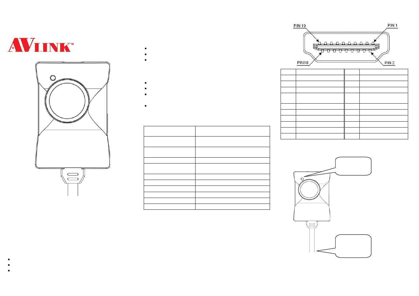 Avlink HSC-12 User Manual | 2 pages