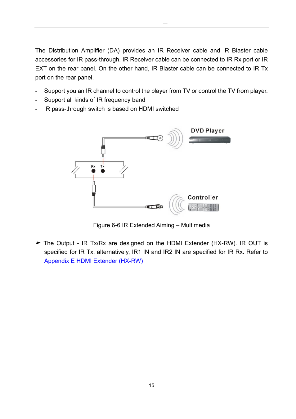 2 ir pass-through connection | Avlink HDMI-E8 User Manual | Page 16 / 71