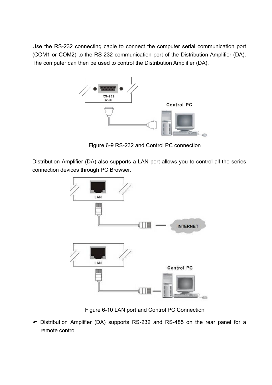 5 distribution amplifier remote control | Avlink HDMI-E8 User Manual | Page 18 / 71