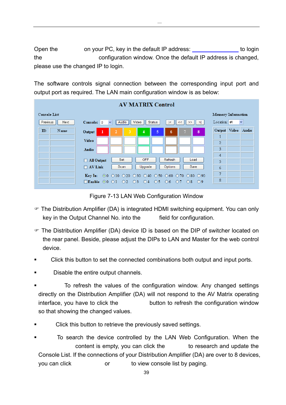 3 lan web configuration | Avlink HDMI-E8 User Manual | Page 40 / 71