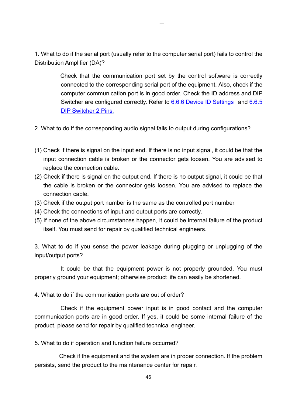 Troubleshooting | Avlink HDMI-E8 User Manual | Page 47 / 71