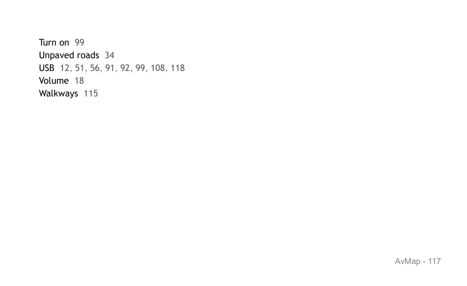 AvMap Geosat 6 series User Manual | Page 117 / 120
