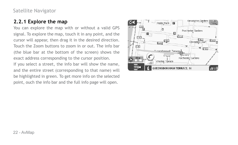 AvMap Geosat 6 series User Manual | Page 22 / 120