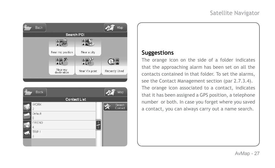 AvMap Geosat 6 series User Manual | Page 27 / 120