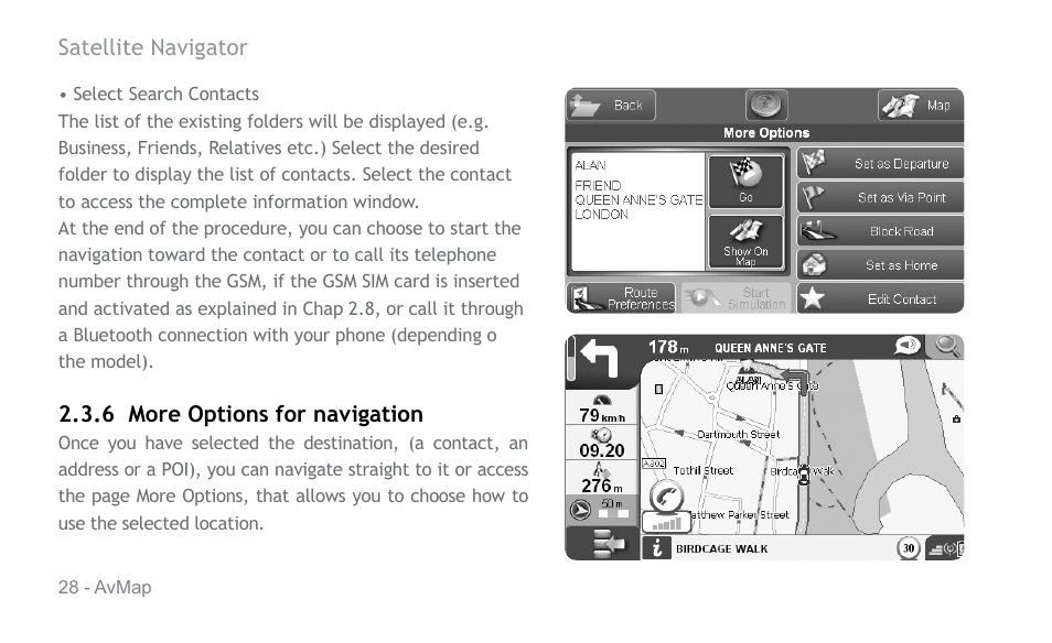 AvMap Geosat 6 series User Manual | Page 28 / 120