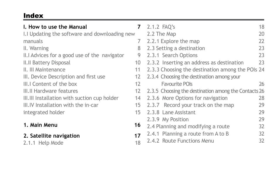 AvMap Geosat 6 series User Manual | Page 3 / 120