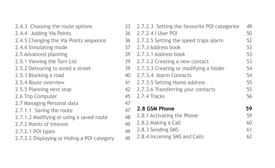 AvMap Geosat 6 series User Manual | Page 4 / 120