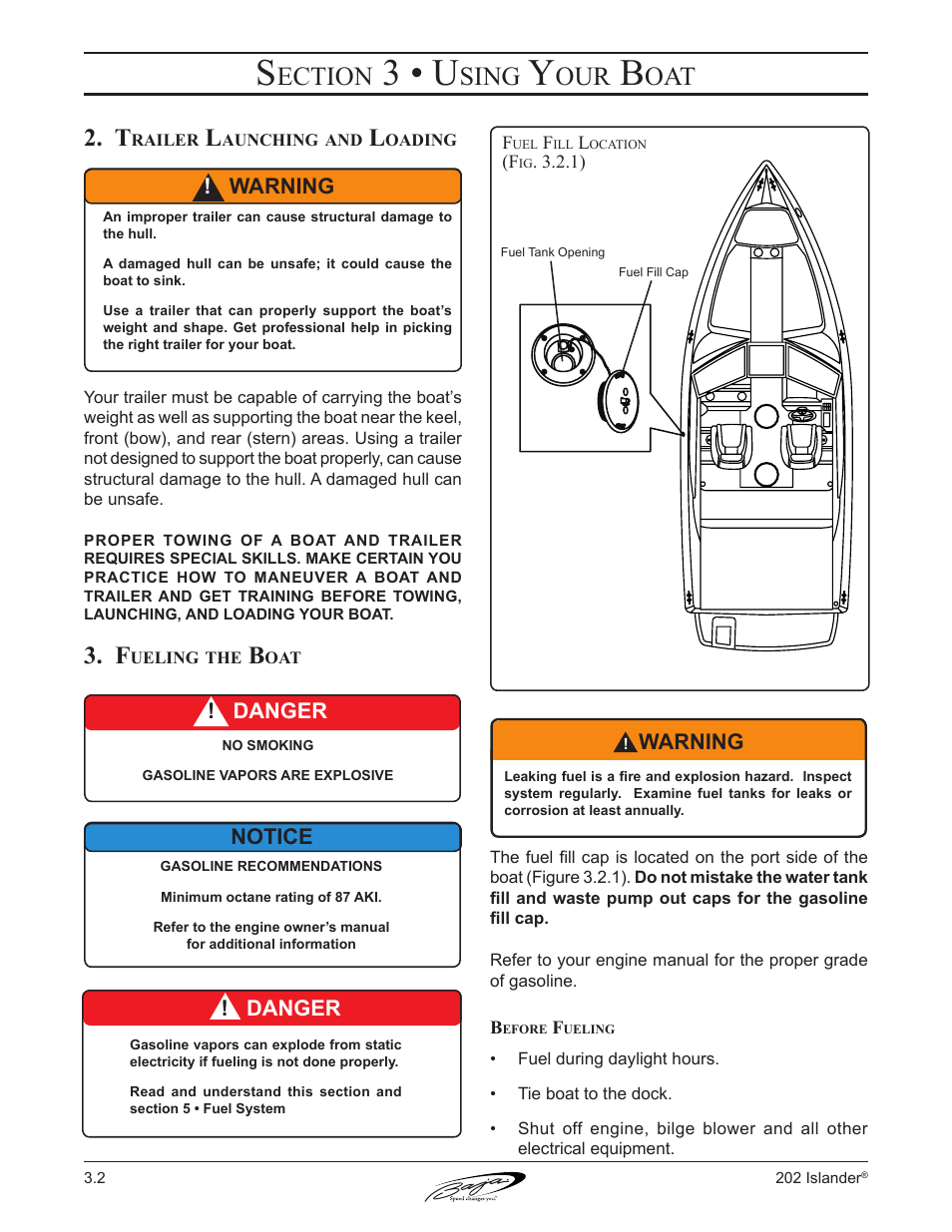 3 • u, Ection, Sing | Baja Marine 202 Islander User Manual | Page 38 / 83