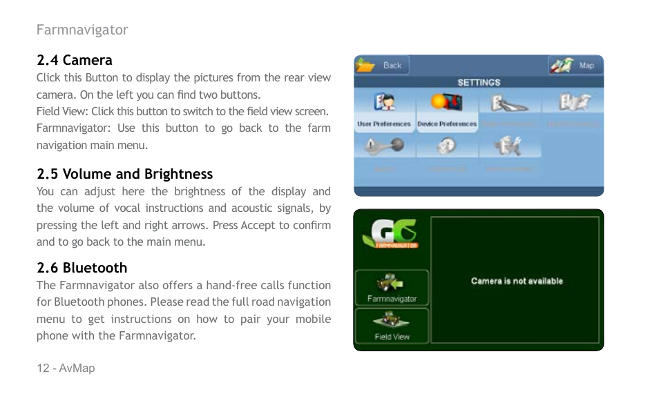 AvMap G6 User Manual | Page 12 / 32