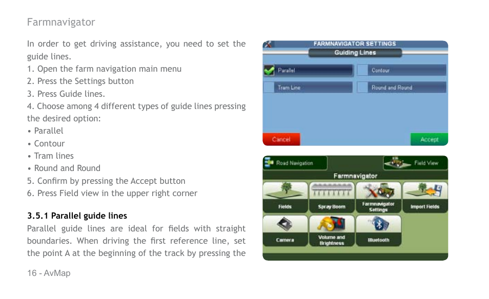 AvMap G6 User Manual | Page 16 / 32