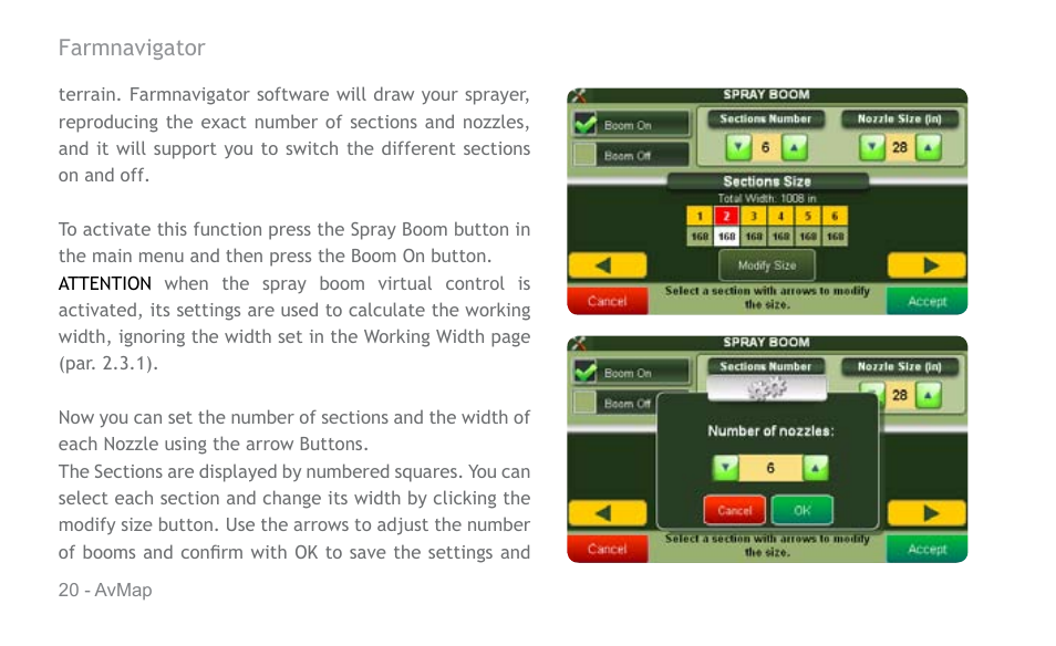 AvMap G6 User Manual | Page 20 / 32