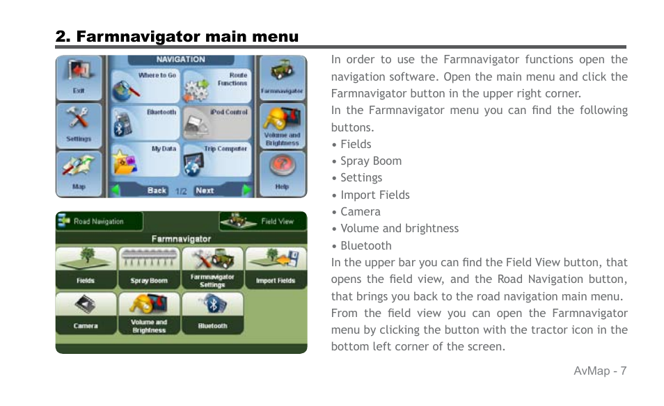 AvMap G6 User Manual | Page 7 / 32