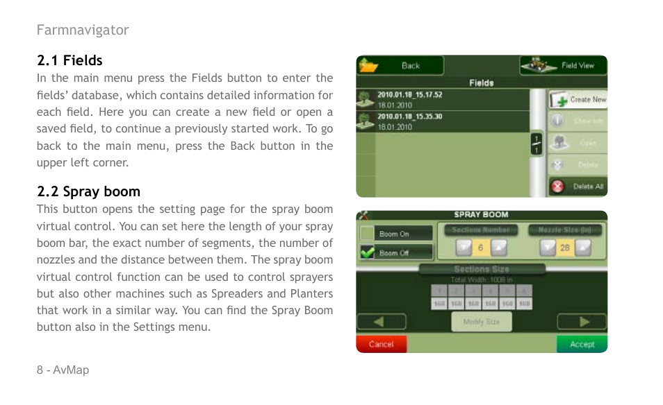 AvMap G6 User Manual | Page 8 / 32