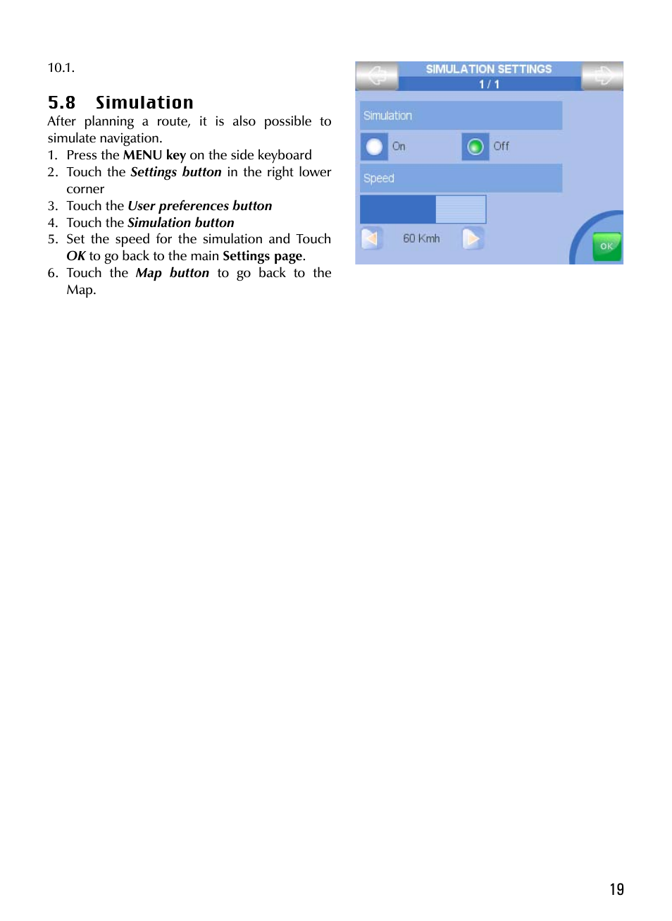 AvMap Geosat 5 series Manual User Manual | Page 19 / 48