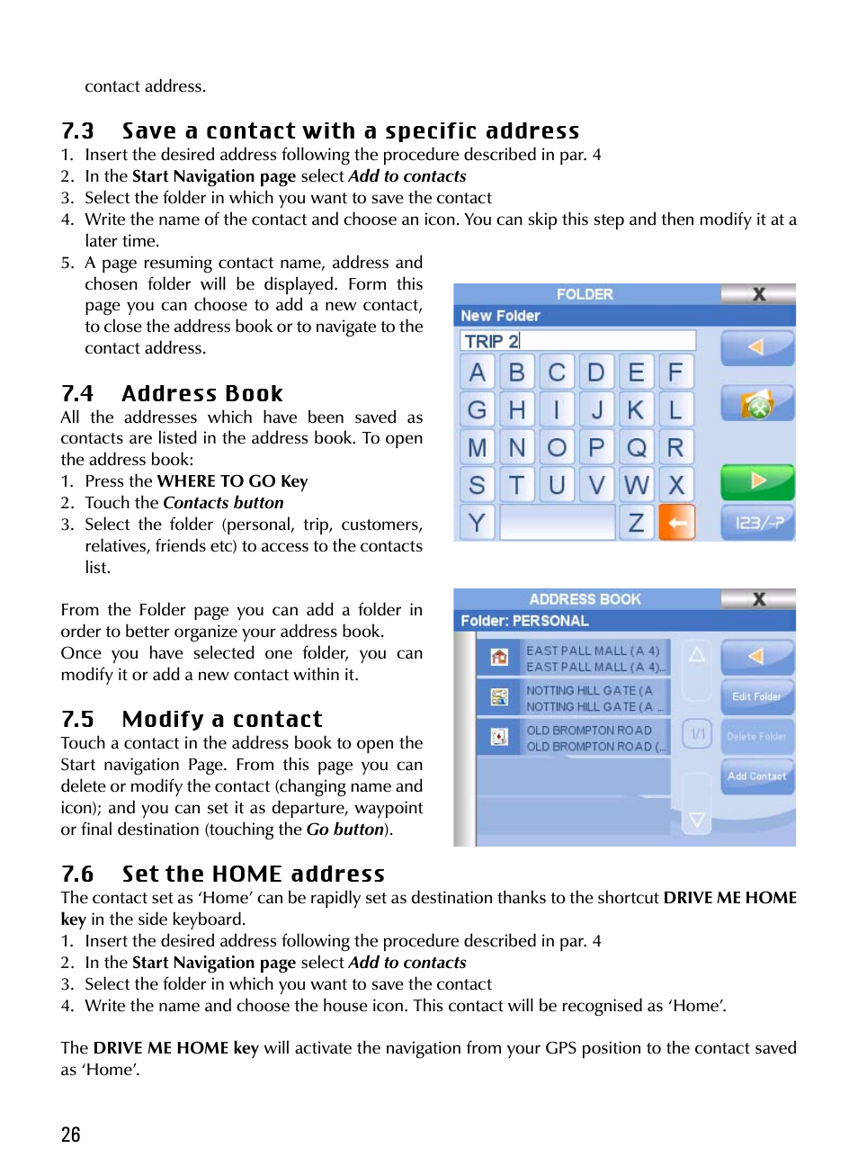 AvMap Geosat 5 series Manual User Manual | Page 26 / 48