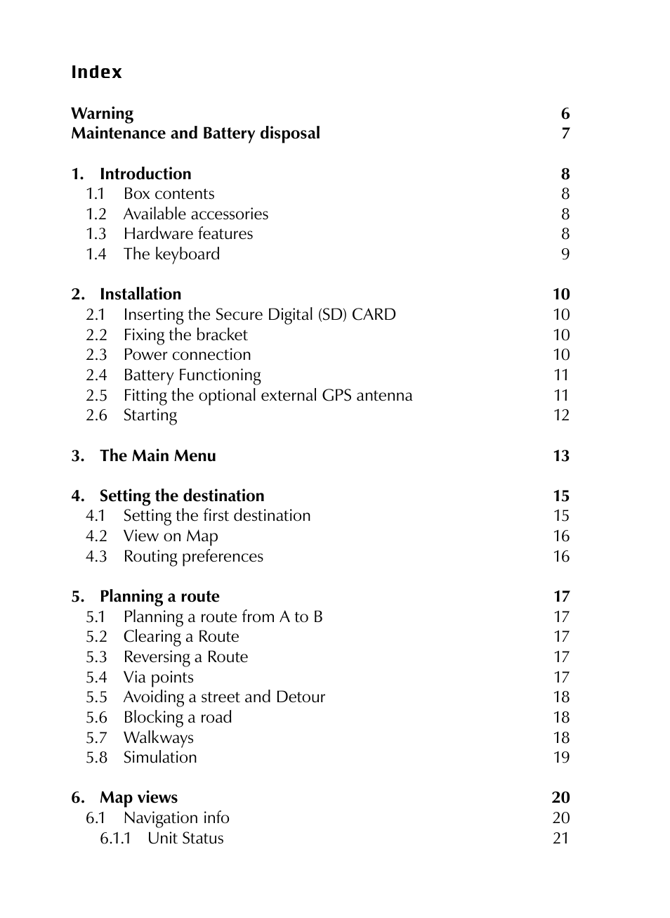 AvMap Geosat 5 series Manual User Manual | Page 3 / 48
