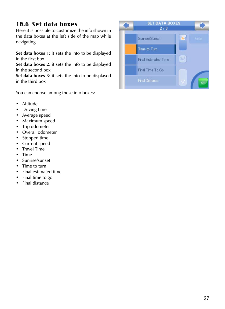 AvMap Geosat 5 series Manual User Manual | Page 37 / 48