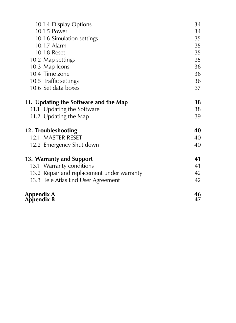 AvMap Geosat 5 series Manual User Manual | Page 5 / 48