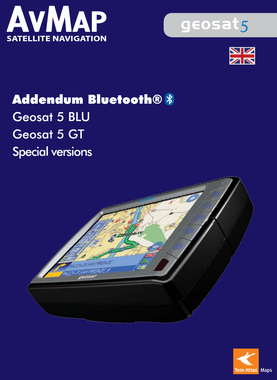 AvMap Geosat 5 GT User Manual | 14 pages