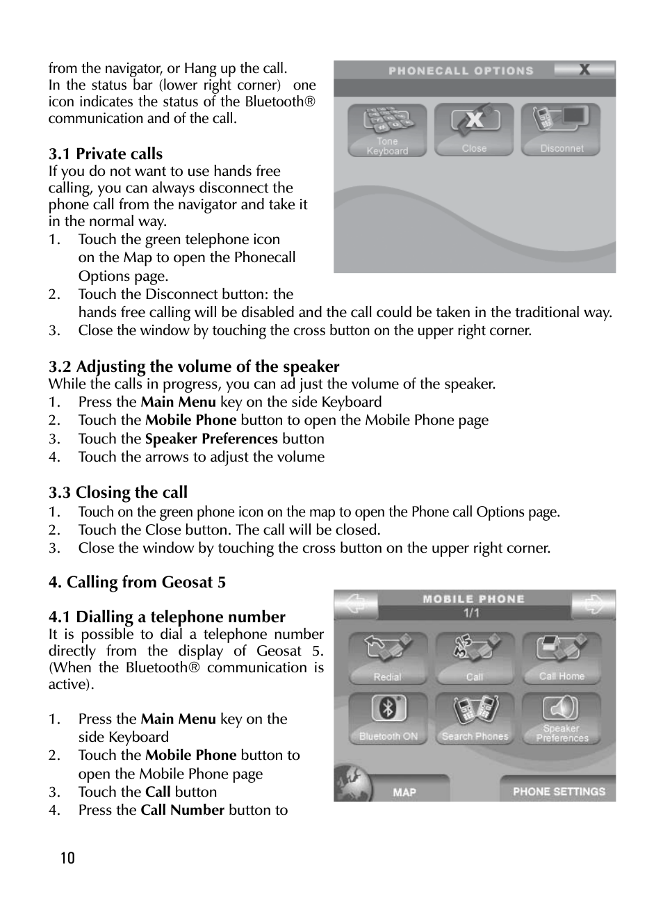 AvMap Geosat 5 GT User Manual | Page 10 / 14
