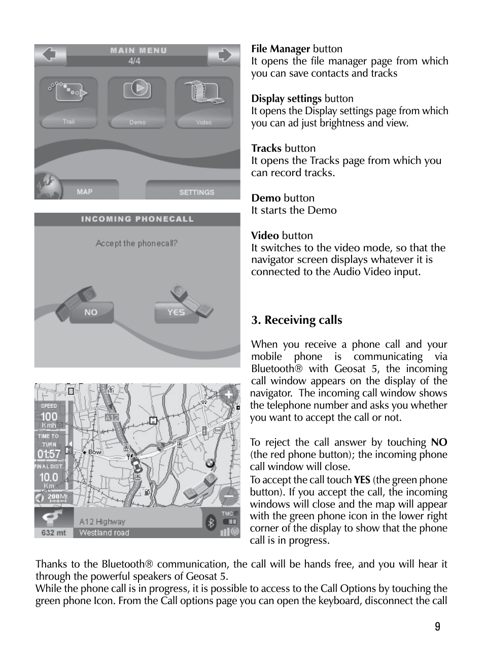 AvMap Geosat 5 GT User Manual | Page 9 / 14