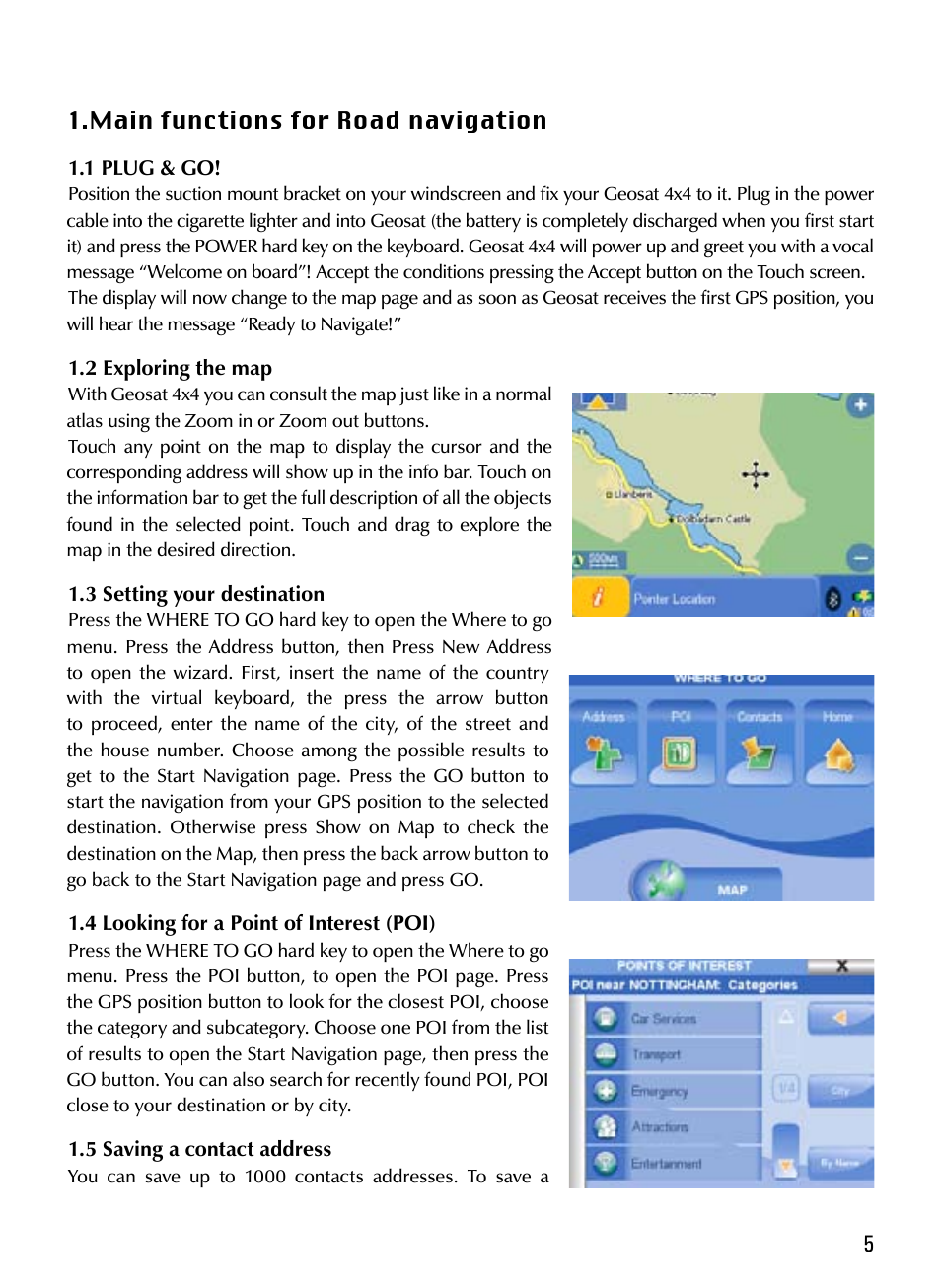 AvMap Geosat4x4 Quick Start User Manual | Page 5 / 16