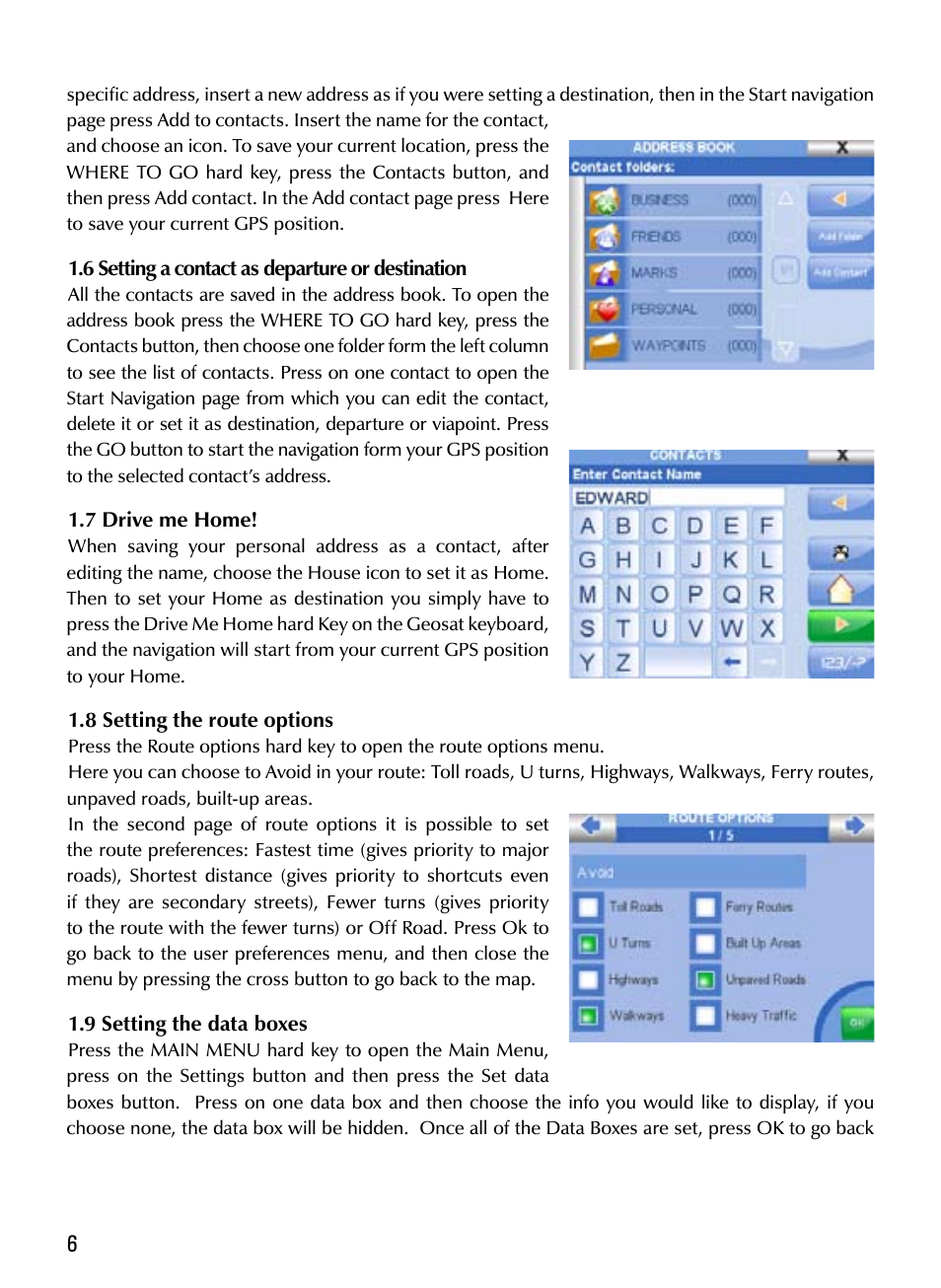 AvMap Geosat4x4 Quick Start User Manual | Page 6 / 16