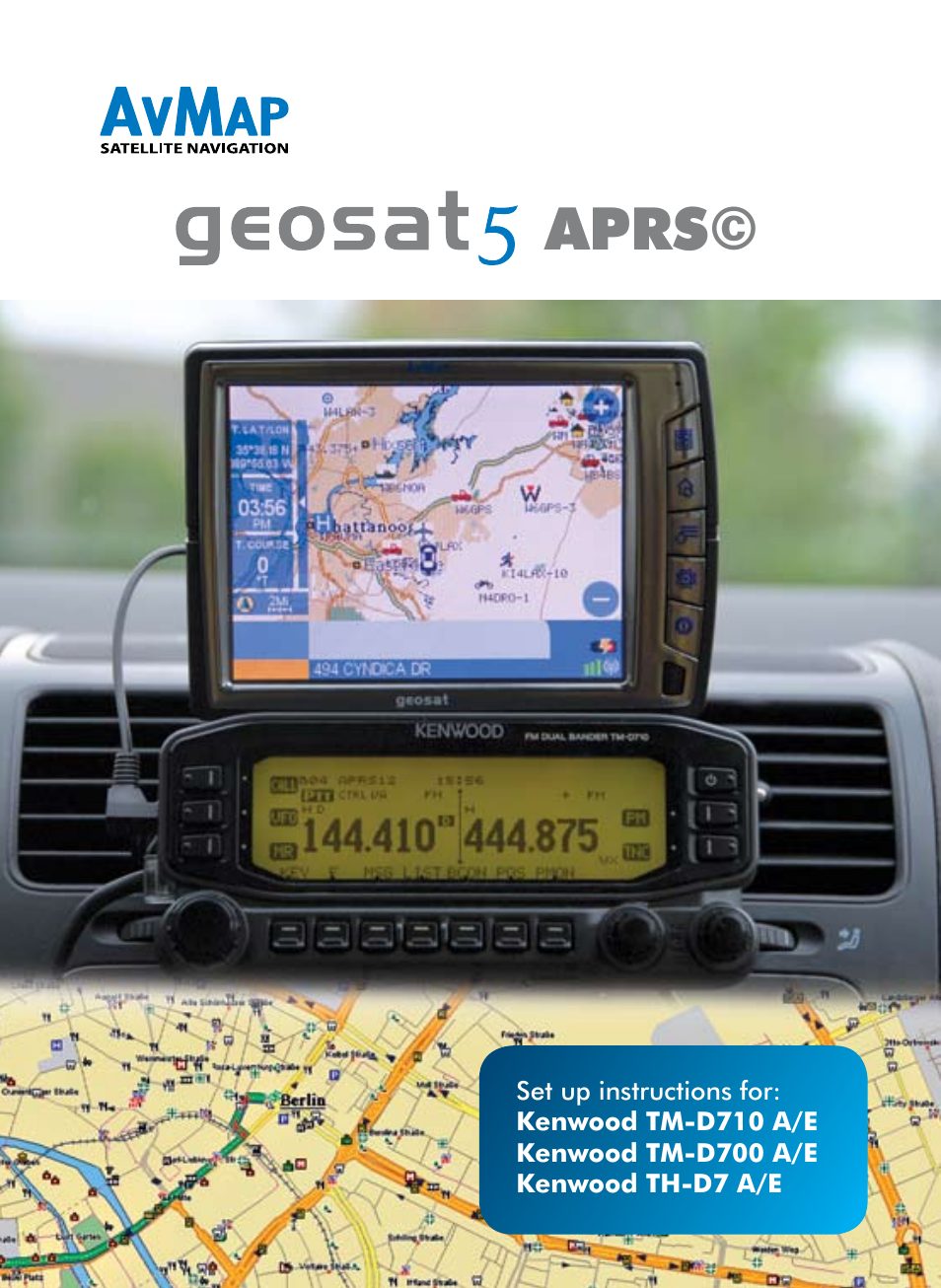 AvMap Geosat 5 APRS User Manual | 12 pages