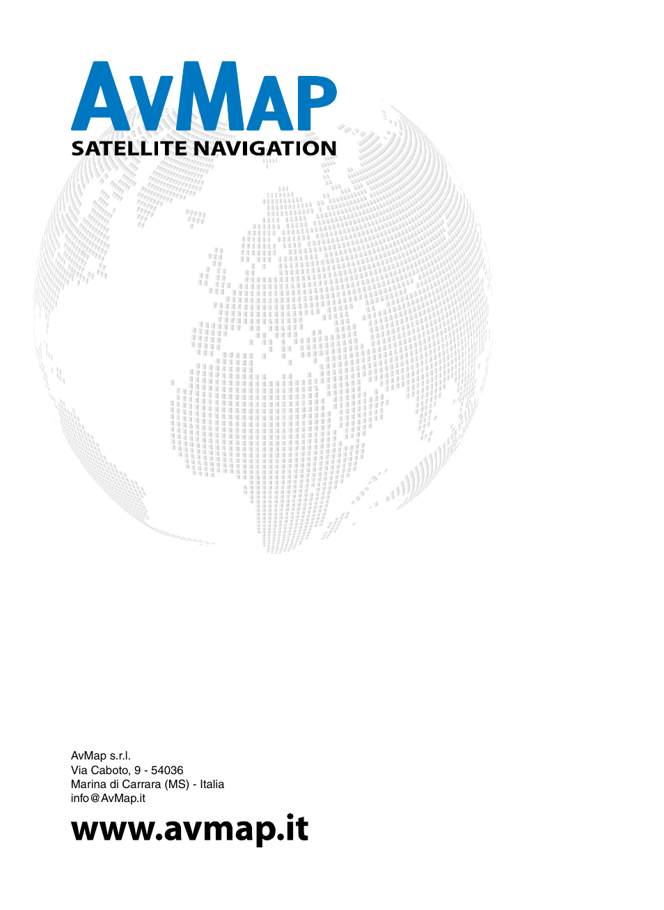 AvMap Geosat 5 APRS User Manual | Page 12 / 12