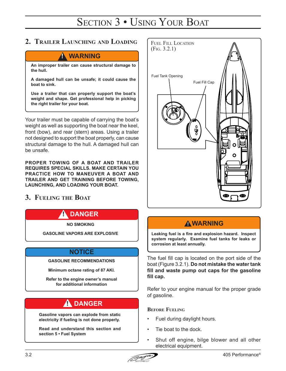 3 • u, Ection, Sing | Baja Marine Performance 405 User Manual | Page 38 / 88