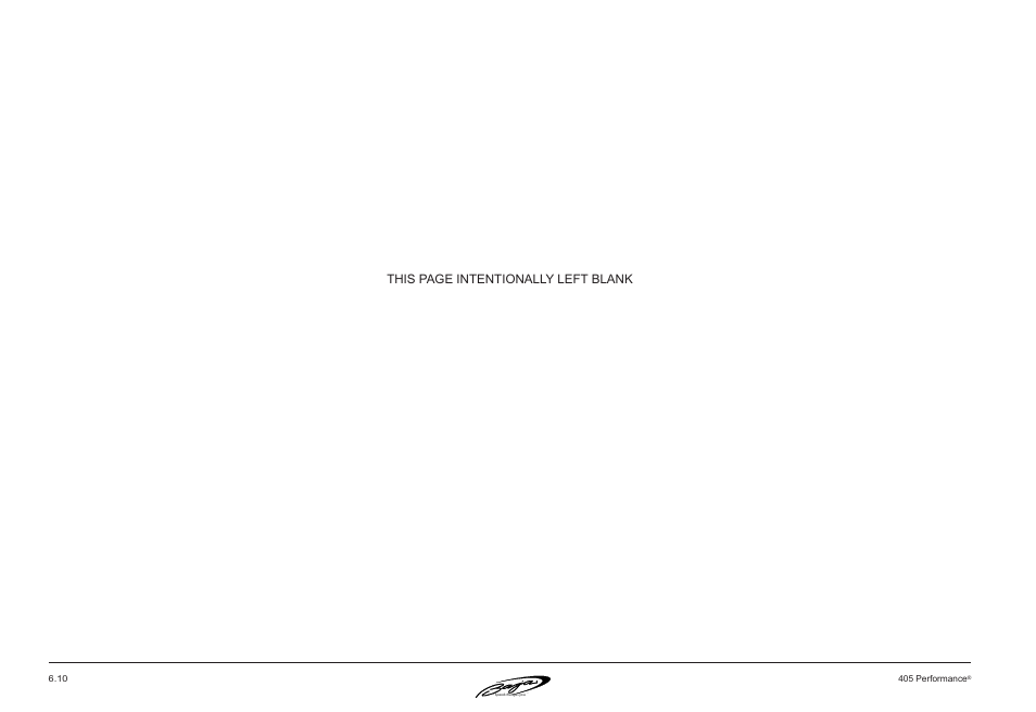 This page intentionally left blank | Baja Marine Performance 405 User Manual | Page 62 / 88