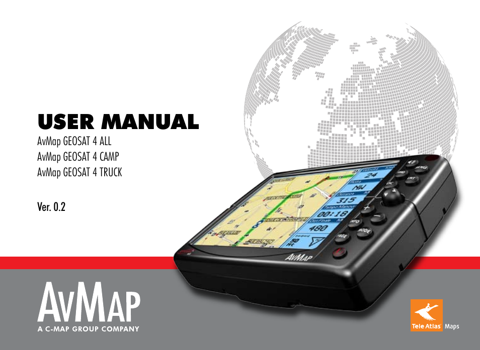 AvMap GEOSAT 4 TRUCK User Manual | 60 pages