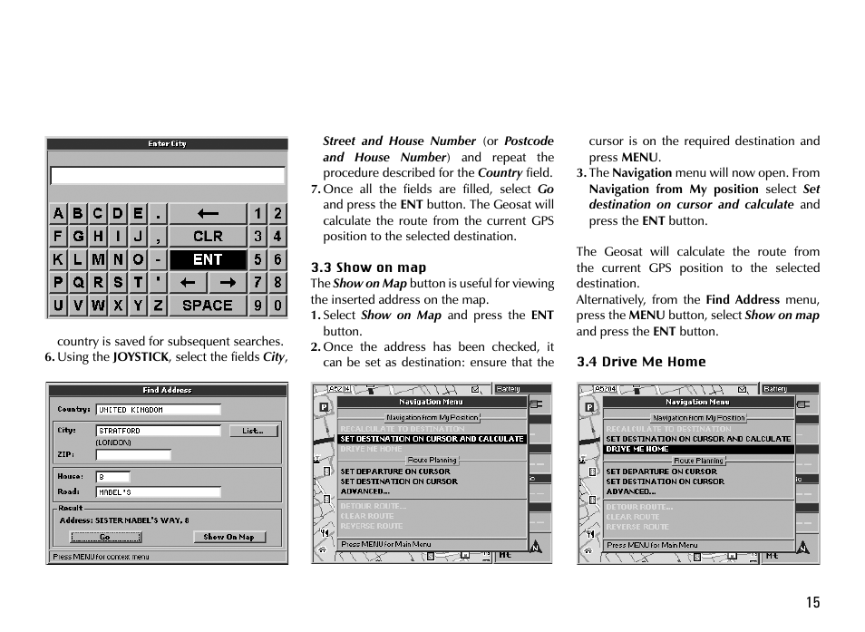 AvMap GEOSAT 4 TRUCK User Manual | Page 15 / 60