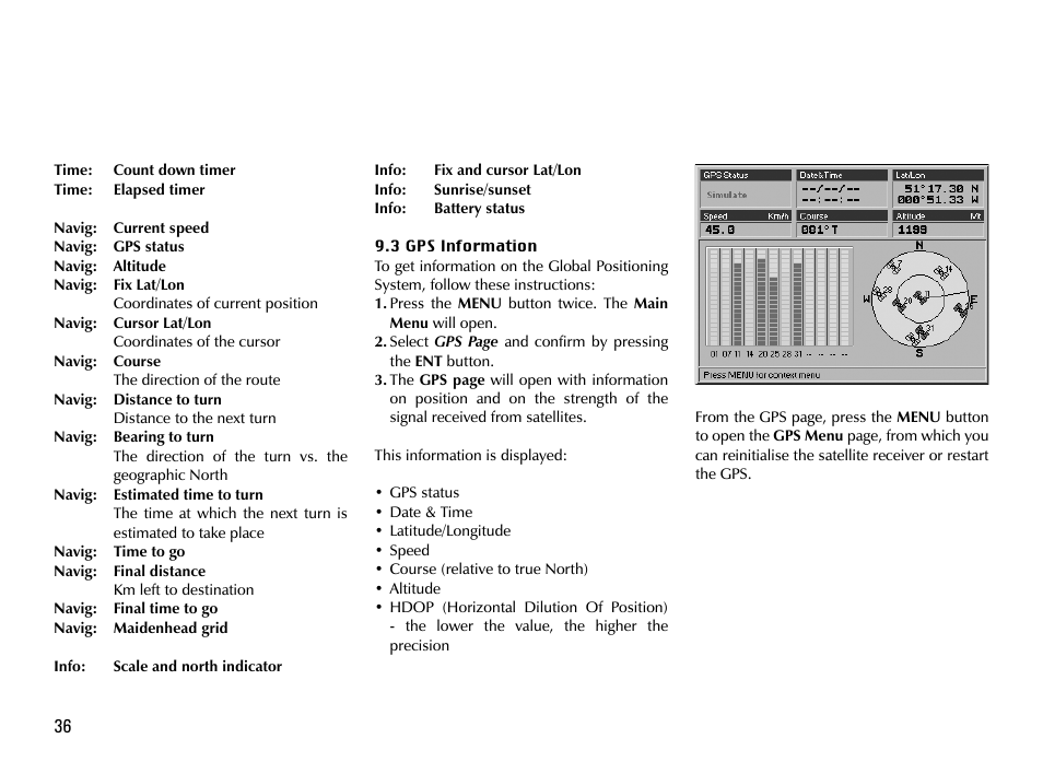 AvMap GEOSAT 4 TRUCK User Manual | Page 36 / 60