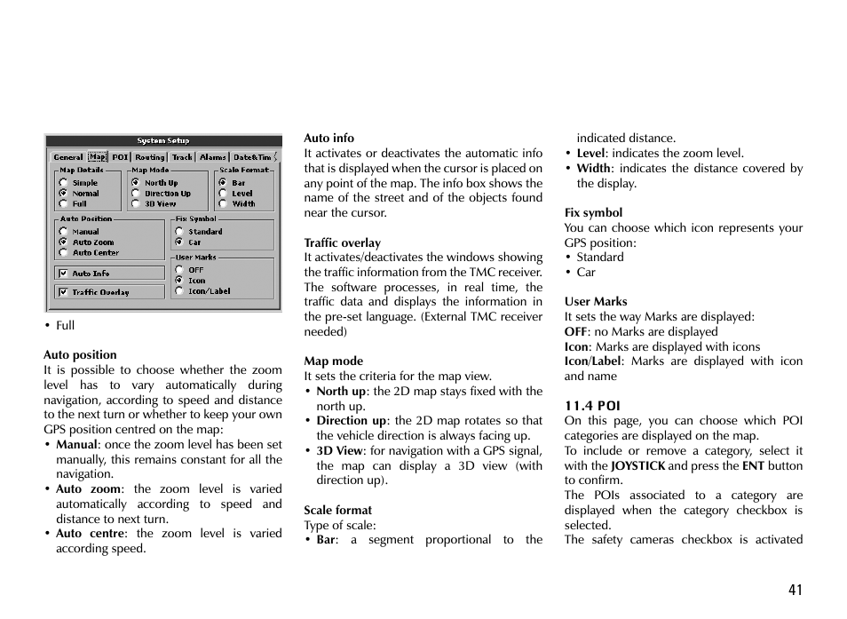 AvMap GEOSAT 4 TRUCK User Manual | Page 41 / 60
