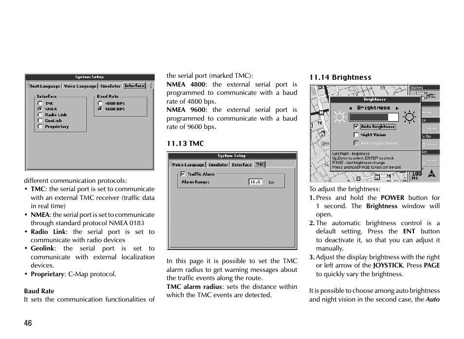 AvMap GEOSAT 4 TRUCK User Manual | Page 46 / 60