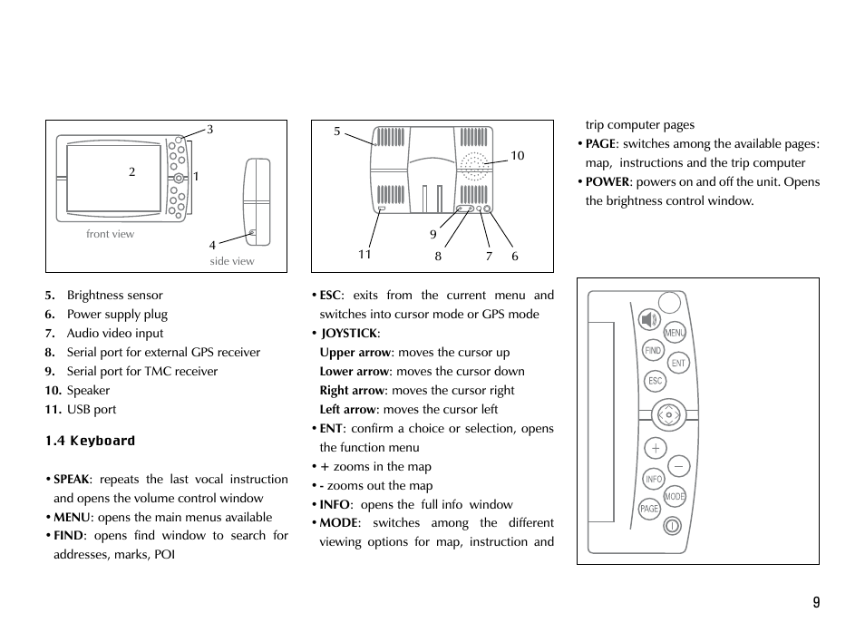 AvMap GEOSAT 4 TRUCK User Manual | Page 9 / 60