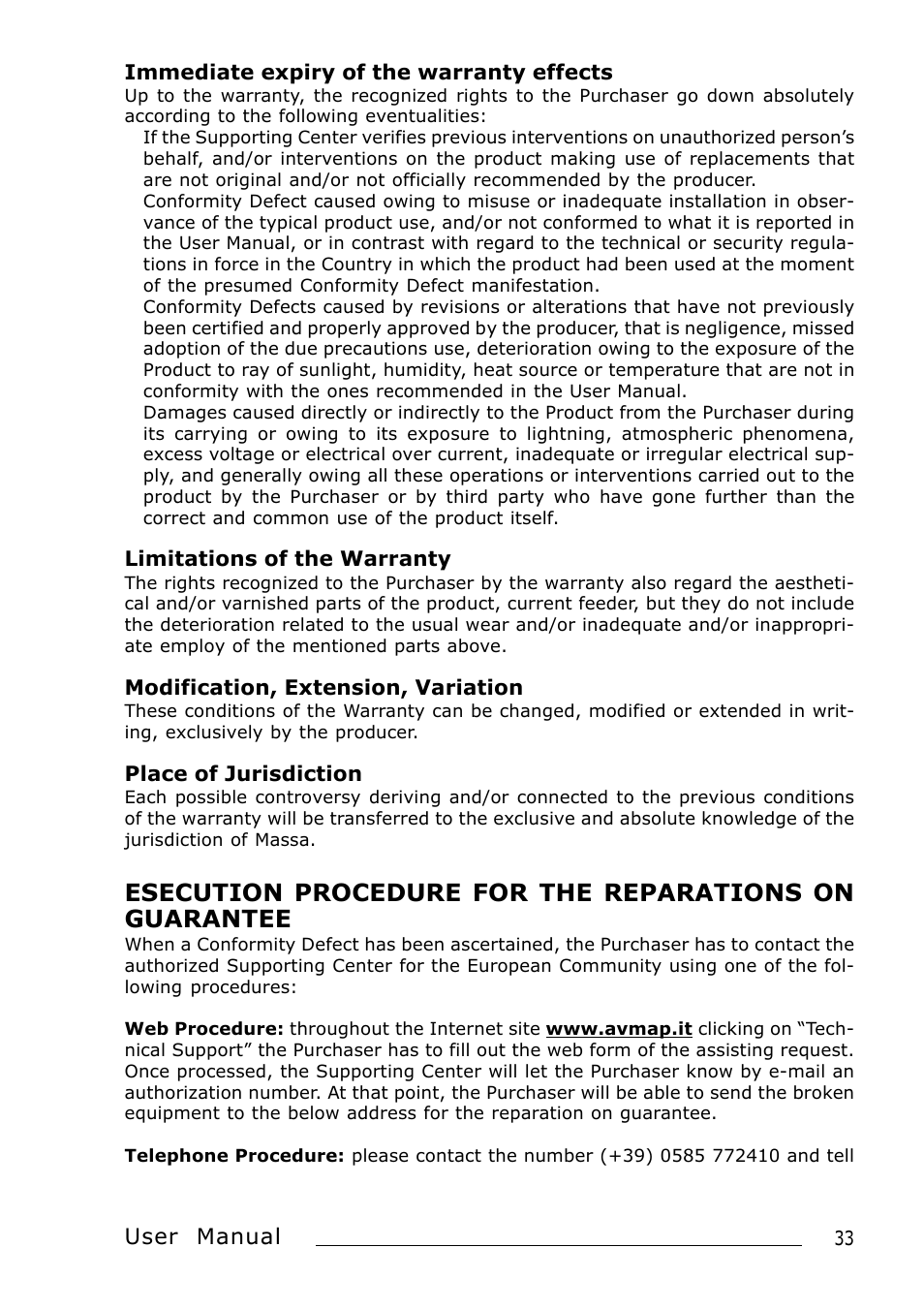User manual | AvMap Geosat 2C User Manual | Page 13 / 17