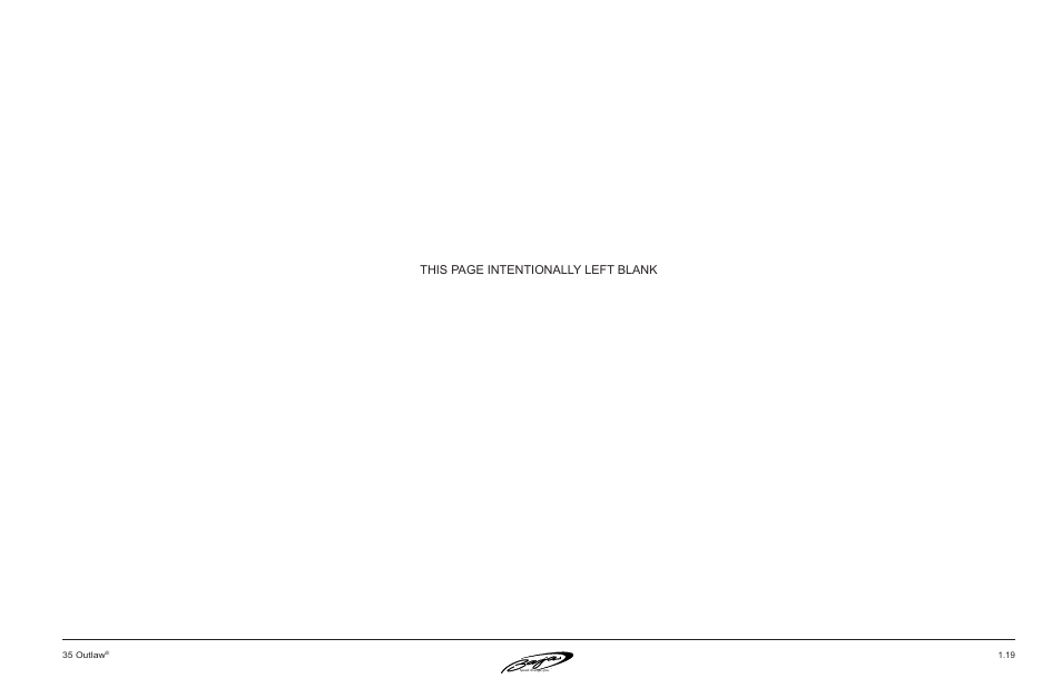 This page intentionally left blank | Baja Marine Outlaw 35 User Manual | Page 29 / 85