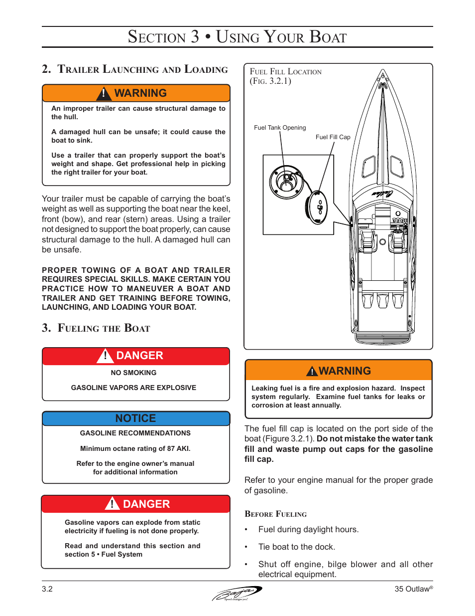 3 • u, Ection, Sing | Baja Marine Outlaw 35 User Manual | Page 39 / 85