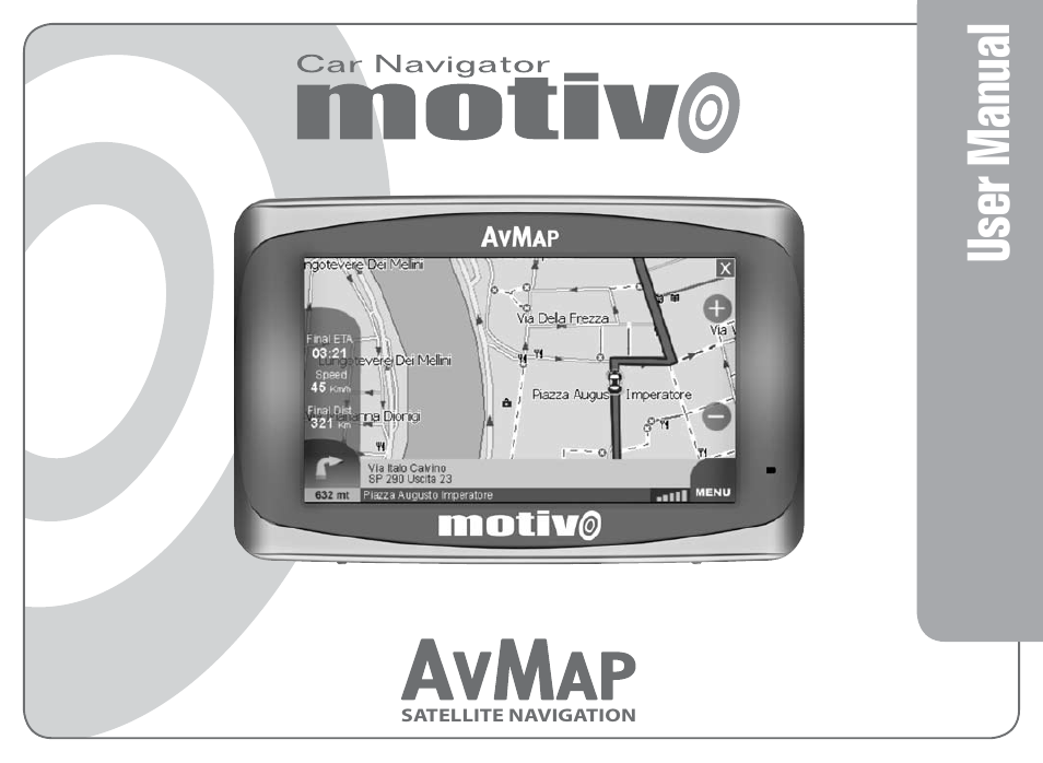 AvMap Motivo User Manual | 20 pages