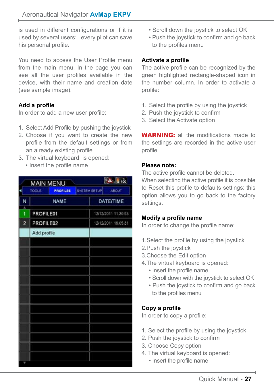 AvMap EKP V User Manual User Manual | Page 27 / 30