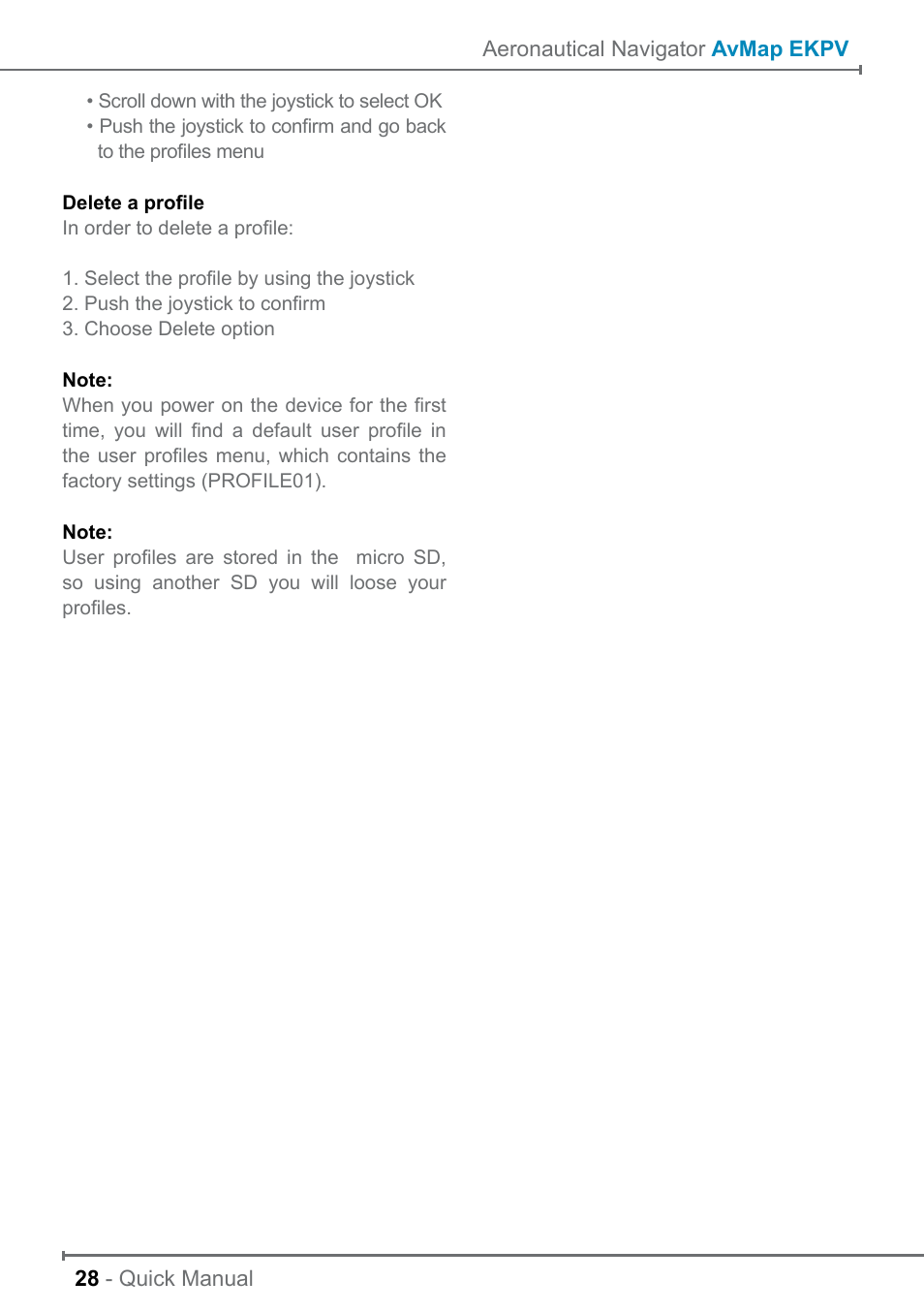 AvMap EKP V User Manual User Manual | Page 28 / 30