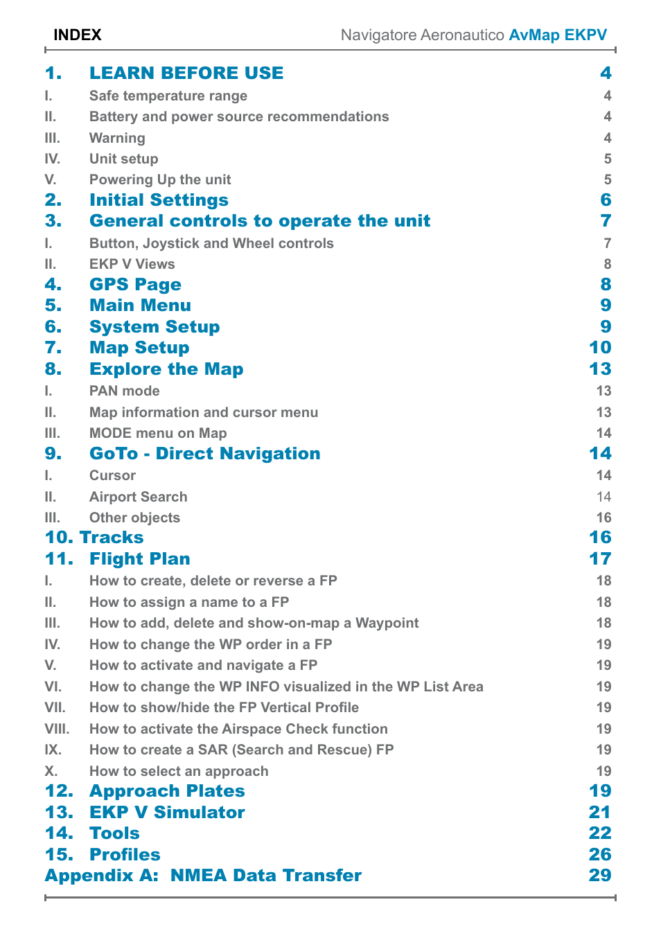 AvMap EKP V User Manual User Manual | Page 3 / 30