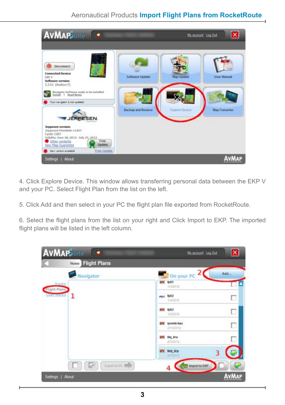 AvMap EKP V RocketRoute User Manual | Page 3 / 5